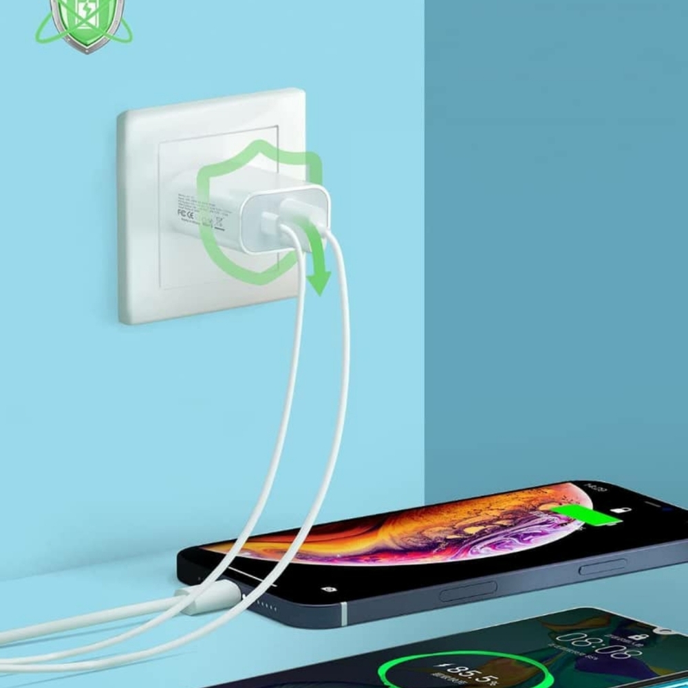 20w Quick Charger Dual Usb-c ✅ and USB. *NO CABLE included* - Picture 6 of 7
